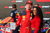 GP STATI UNITI, Third placed Charles Leclerc (MON) Ferrari in Sprint parc ferme with Sha'Carri Richardson (USA) Athlete.
21.10.2023. Formula 1 World Championship, Rd 19, United States Grand Prix, Austin, Texas, USA, Sprint Day.
- www.xpbimages.com, EMail: requests@xpbimages.com © Copyright: Batchelor / XPB Images