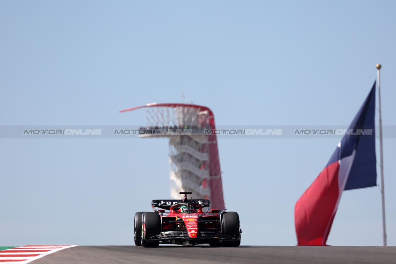 GP STATI UNITI, Charles Leclerc (MON) Ferrari SF-23.

20.10.2023. Formula 1 World Championship, Rd 19, United States Grand Prix, Austin, Texas, USA, Qualifiche Day

- www.xpbimages.com, EMail: requests@xpbimages.com © Copyright: Bearne / XPB Images