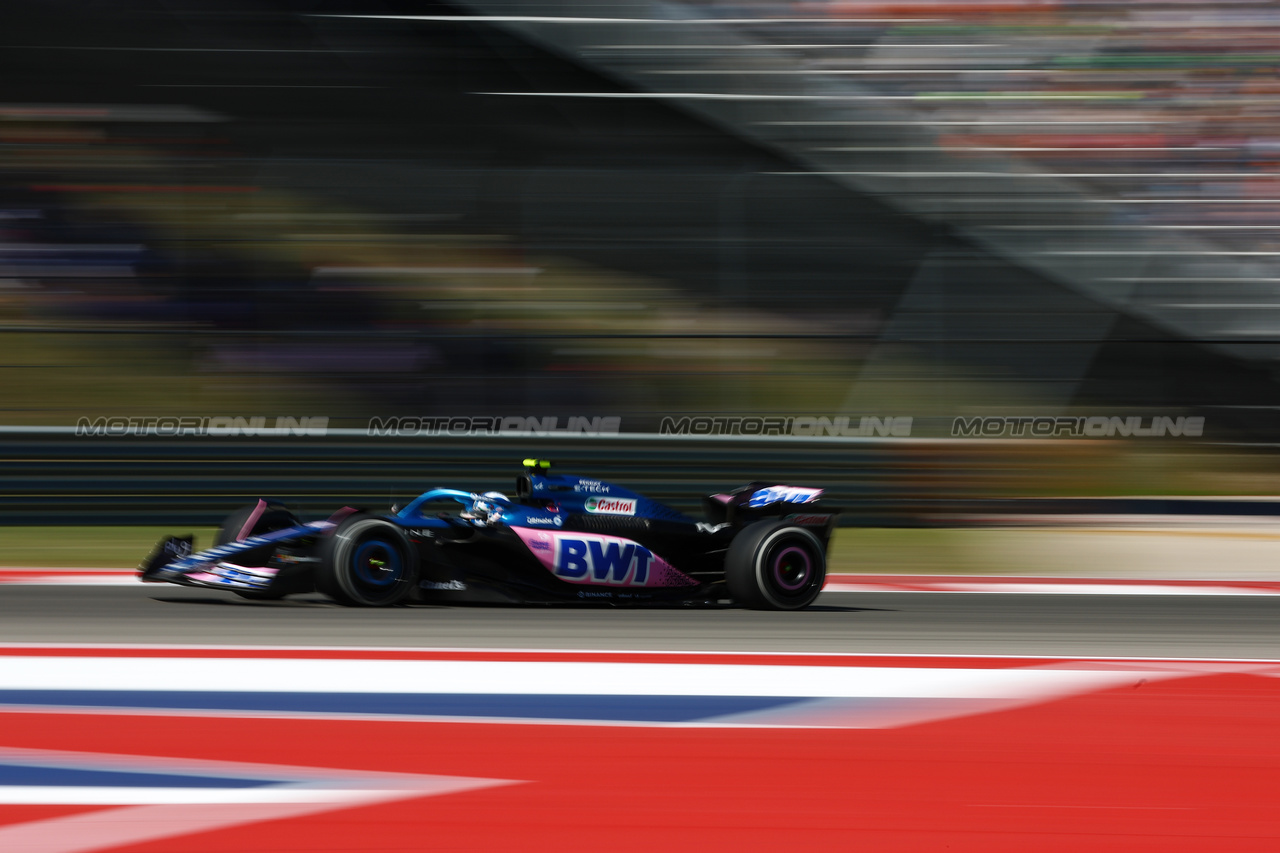 GP STATI UNITI, Pierre Gasly (FRA) Alpine F1 Team A523.

20.10.2023. Formula 1 World Championship, Rd 19, United States Grand Prix, Austin, Texas, USA, Qualifiche Day

 - www.xpbimages.com, EMail: requests@xpbimages.com © Copyright: Coates / XPB Images