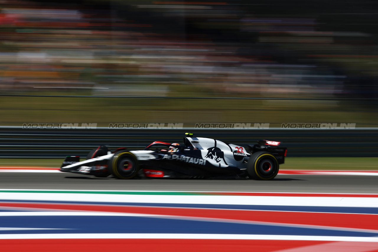 GP STATI UNITI, Yuki Tsunoda (JPN) AlphaTauri AT04.

20.10.2023. Formula 1 World Championship, Rd 19, United States Grand Prix, Austin, Texas, USA, Qualifiche Day

 - www.xpbimages.com, EMail: requests@xpbimages.com © Copyright: Coates / XPB Images