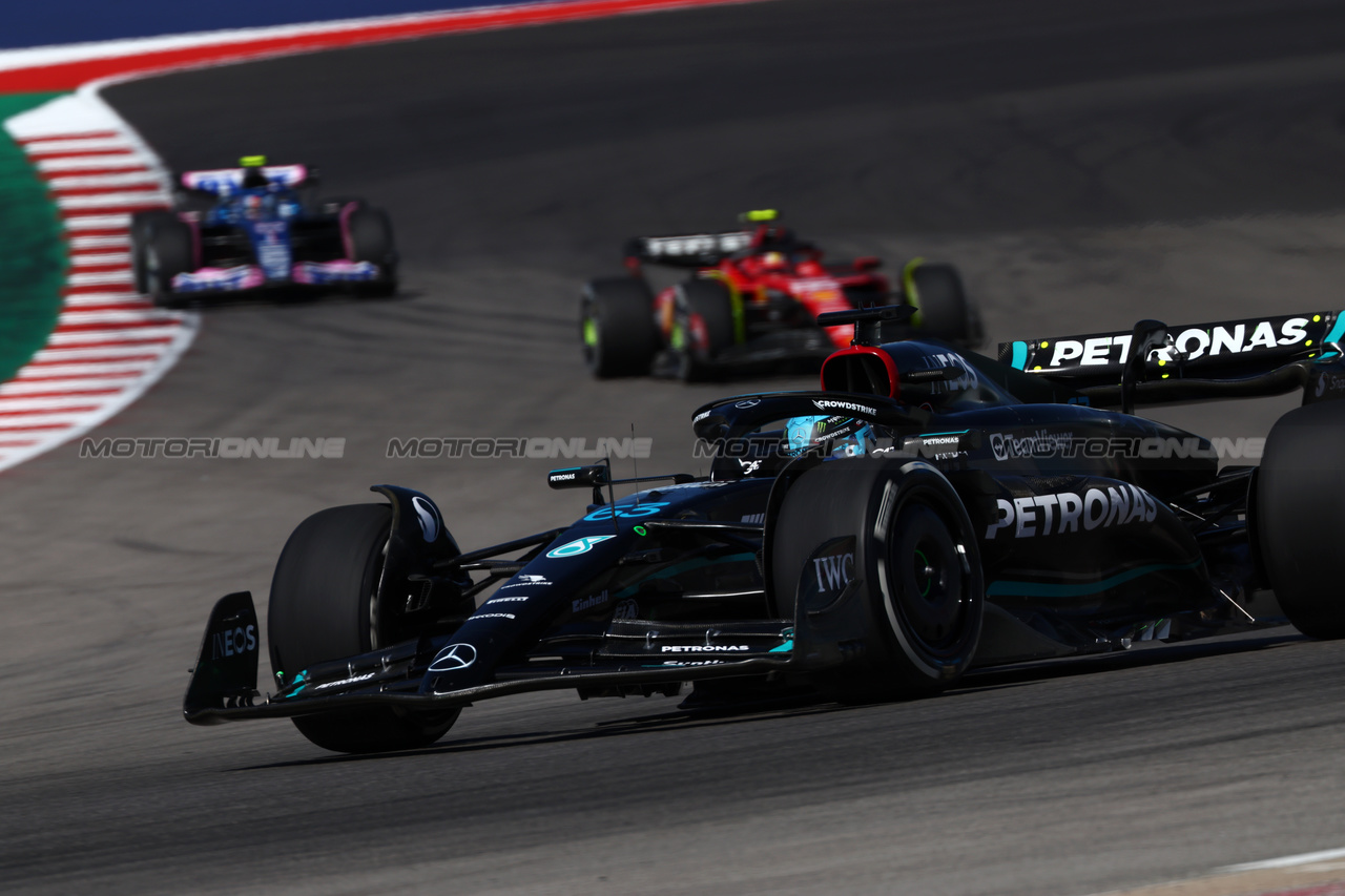 GP STATI UNITI, George Russell (GBR) Mercedes AMG F1 W14.

20.10.2023. Formula 1 World Championship, Rd 19, United States Grand Prix, Austin, Texas, USA, Qualifiche Day

 - www.xpbimages.com, EMail: requests@xpbimages.com © Copyright: Coates / XPB Images