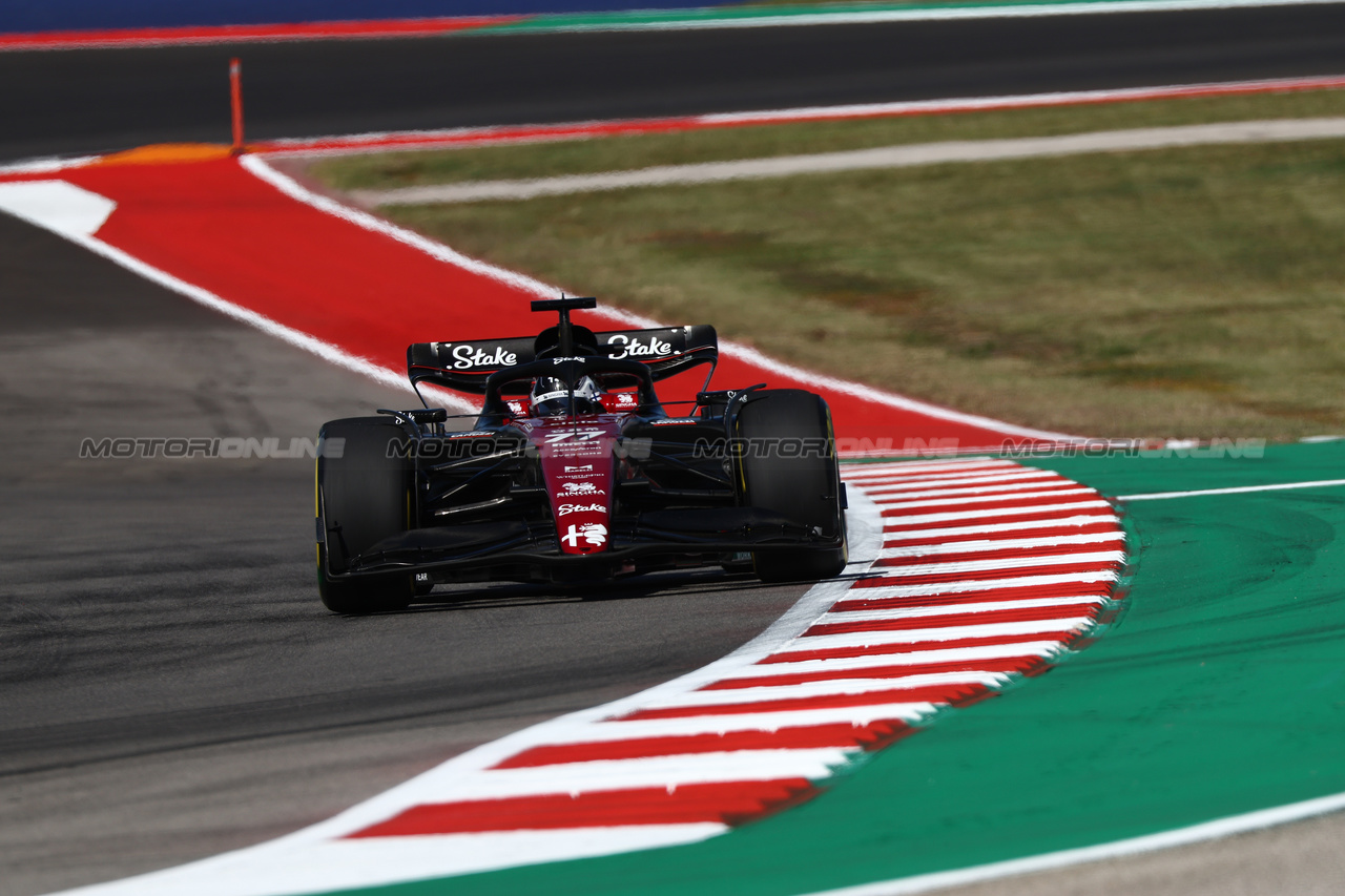 GP STATI UNITI, Valtteri Bottas (FIN) Alfa Romeo F1 Team C43.

20.10.2023. Formula 1 World Championship, Rd 19, United States Grand Prix, Austin, Texas, USA, Qualifiche Day

 - www.xpbimages.com, EMail: requests@xpbimages.com © Copyright: Coates / XPB Images