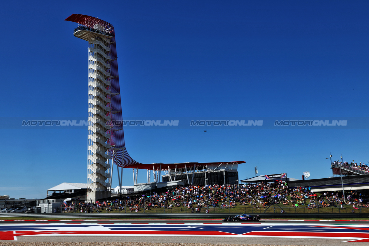 GP STATI UNITI, Pierre Gasly (FRA) Alpine F1 Team A523.

20.10.2023. Formula 1 World Championship, Rd 19, United States Grand Prix, Austin, Texas, USA, Qualifiche Day

 - www.xpbimages.com, EMail: requests@xpbimages.com © Copyright: Coates / XPB Images