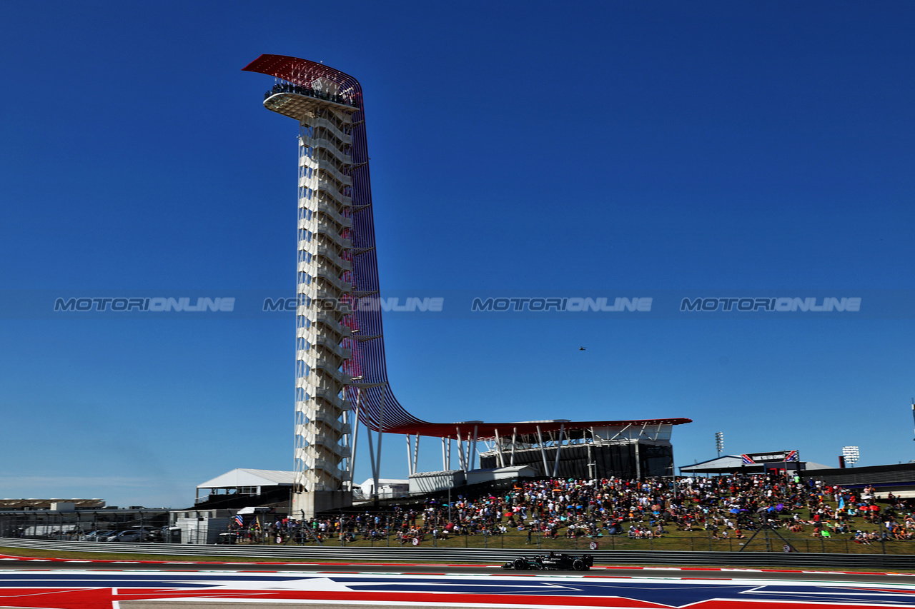 GP STATI UNITI, George Russell (GBR) Mercedes AMG F1 W14.

20.10.2023. Formula 1 World Championship, Rd 19, United States Grand Prix, Austin, Texas, USA, Qualifiche Day

 - www.xpbimages.com, EMail: requests@xpbimages.com © Copyright: Coates / XPB Images