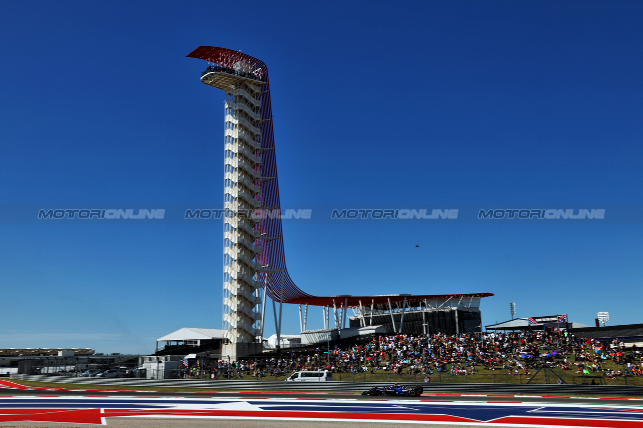 GP STATI UNITI, Logan Sargeant (USA) Williams Racing FW45.

20.10.2023. Formula 1 World Championship, Rd 19, United States Grand Prix, Austin, Texas, USA, Qualifiche Day

 - www.xpbimages.com, EMail: requests@xpbimages.com © Copyright: Coates / XPB Images