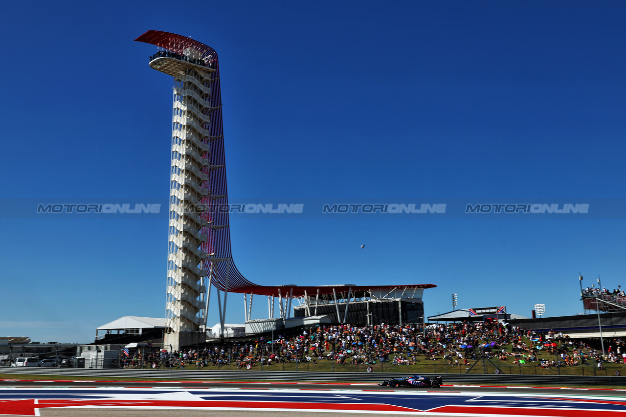 GP STATI UNITI, Esteban Ocon (FRA) Alpine F1 Team A523.

20.10.2023. Formula 1 World Championship, Rd 19, United States Grand Prix, Austin, Texas, USA, Qualifiche Day

 - www.xpbimages.com, EMail: requests@xpbimages.com © Copyright: Coates / XPB Images