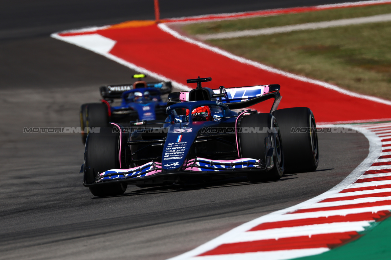 GP STATI UNITI, Esteban Ocon (FRA) Alpine F1 Team A523.

20.10.2023. Formula 1 World Championship, Rd 19, United States Grand Prix, Austin, Texas, USA, Qualifiche Day

 - www.xpbimages.com, EMail: requests@xpbimages.com © Copyright: Coates / XPB Images
