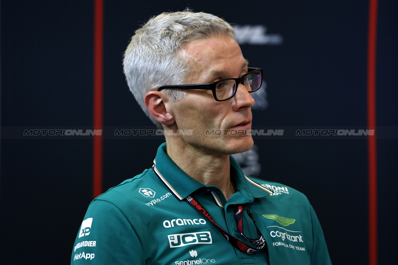 GP STATI UNITI, Mike Krack (LUX) Aston Martin F1 Team, Team Principal in the FIA Press Conference.

20.10.2023. Formula 1 World Championship, Rd 19, United States Grand Prix, Austin, Texas, USA, Qualifiche Day

- www.xpbimages.com, EMail: requests@xpbimages.com © Copyright: Bearne / XPB Images