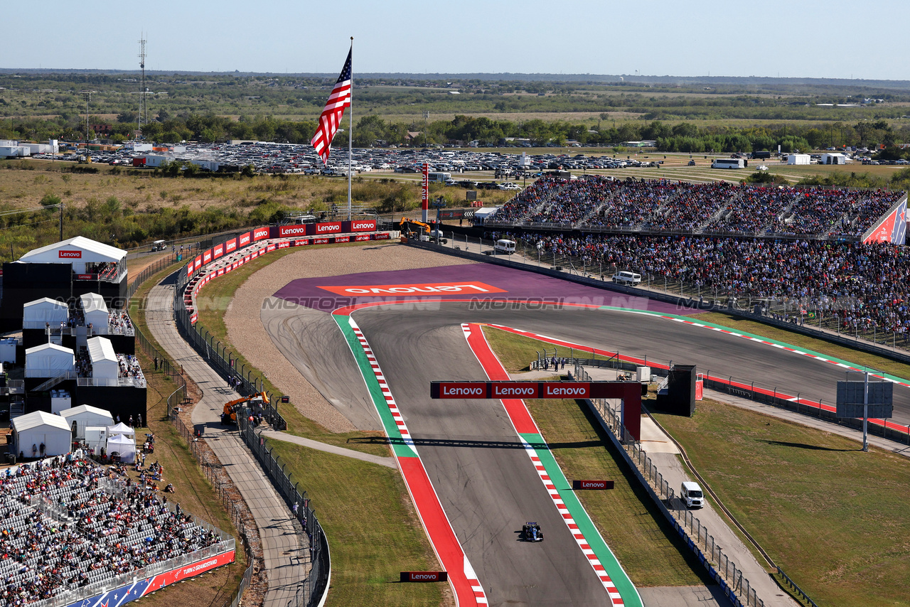 GP STATI UNITI, Pierre Gasly (FRA) Alpine F1 Team A523.

20.10.2023. Formula 1 World Championship, Rd 19, United States Grand Prix, Austin, Texas, USA, Qualifiche Day

- www.xpbimages.com, EMail: requests@xpbimages.com © Copyright: Moy / XPB Images