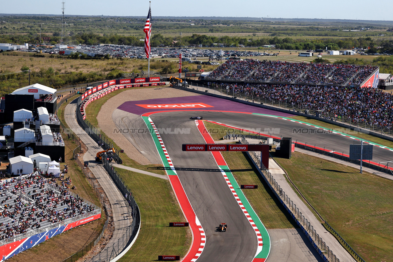GP STATI UNITI, Oscar Piastri (AUS) McLaren MCL60.

20.10.2023. Formula 1 World Championship, Rd 19, United States Grand Prix, Austin, Texas, USA, Qualifiche Day

- www.xpbimages.com, EMail: requests@xpbimages.com © Copyright: Moy / XPB Images