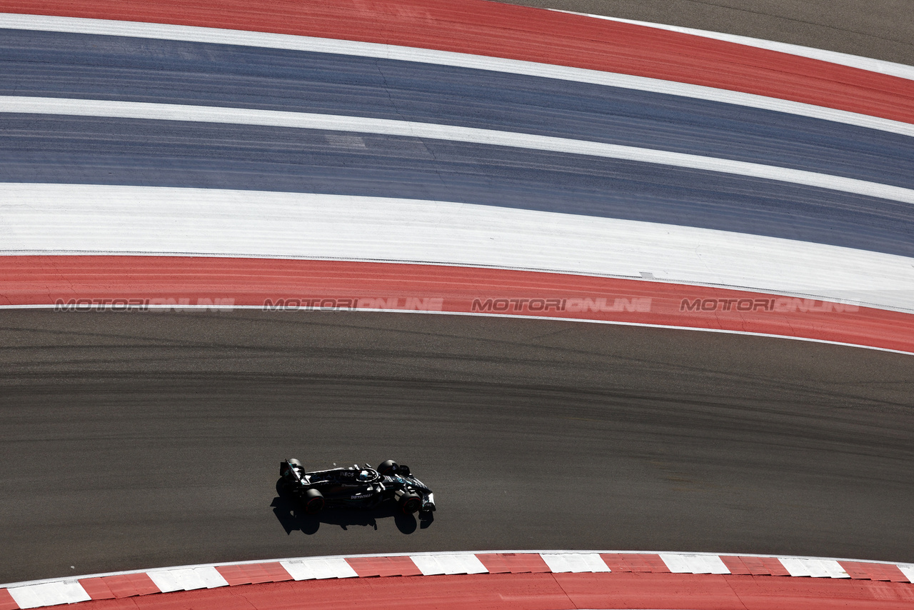 GP STATI UNITI, George Russell (GBR) Mercedes AMG F1 W14.

20.10.2023. Formula 1 World Championship, Rd 19, United States Grand Prix, Austin, Texas, USA, Qualifiche Day

- www.xpbimages.com, EMail: requests@xpbimages.com © Copyright: Moy / XPB Images