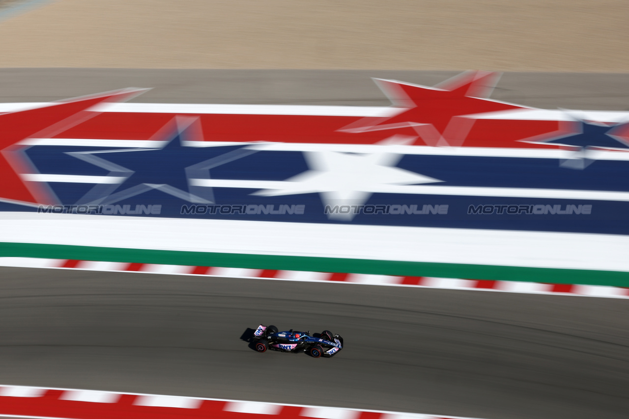 GP STATI UNITI, Esteban Ocon (FRA) Alpine F1 Team A523.

20.10.2023. Formula 1 World Championship, Rd 19, United States Grand Prix, Austin, Texas, USA, Qualifiche Day

- www.xpbimages.com, EMail: requests@xpbimages.com © Copyright: Moy / XPB Images