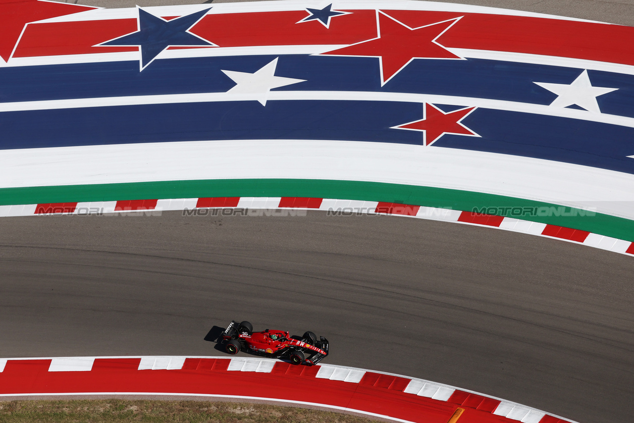 GP STATI UNITI, Charles Leclerc (MON) Ferrari SF-23.

20.10.2023. Formula 1 World Championship, Rd 19, United States Grand Prix, Austin, Texas, USA, Qualifiche Day

- www.xpbimages.com, EMail: requests@xpbimages.com © Copyright: Moy / XPB Images