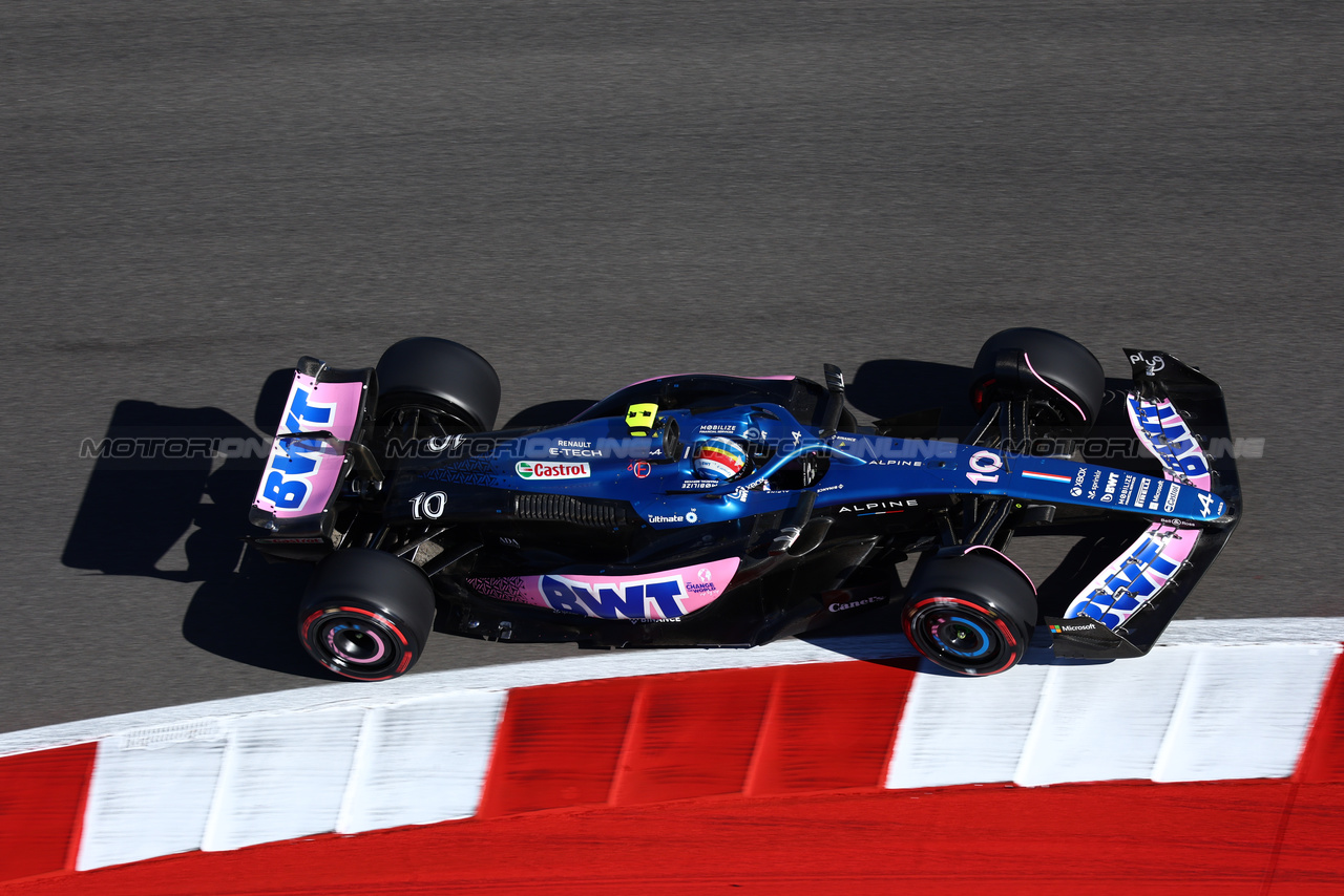GP STATI UNITI, Pierre Gasly (FRA) Alpine F1 Team A523.

20.10.2023. Formula 1 World Championship, Rd 19, United States Grand Prix, Austin, Texas, USA, Qualifiche Day

 - www.xpbimages.com, EMail: requests@xpbimages.com © Copyright: Coates / XPB Images