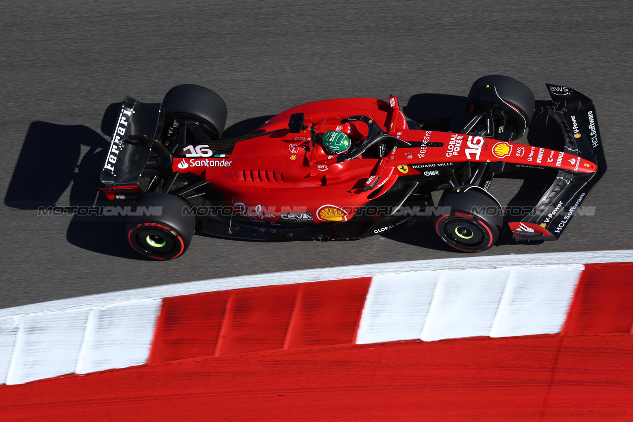 GP STATI UNITI, Charles Leclerc (MON) Ferrari SF-23.

20.10.2023. Formula 1 World Championship, Rd 19, United States Grand Prix, Austin, Texas, USA, Qualifiche Day

 - www.xpbimages.com, EMail: requests@xpbimages.com © Copyright: Coates / XPB Images