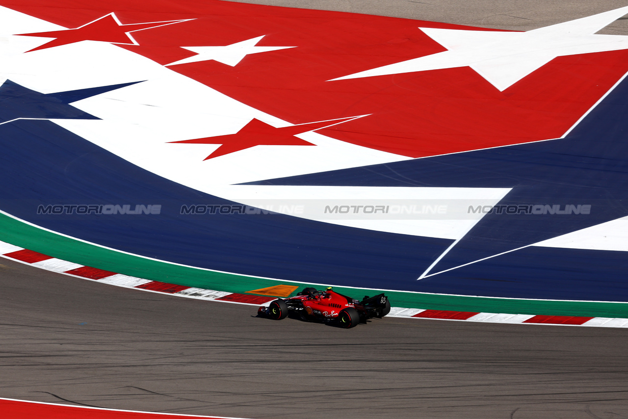 GP STATI UNITI, Carlos Sainz Jr (ESP) Ferrari SF-23.

20.10.2023. Formula 1 World Championship, Rd 19, United States Grand Prix, Austin, Texas, USA, Qualifiche Day

 - www.xpbimages.com, EMail: requests@xpbimages.com © Copyright: Coates / XPB Images