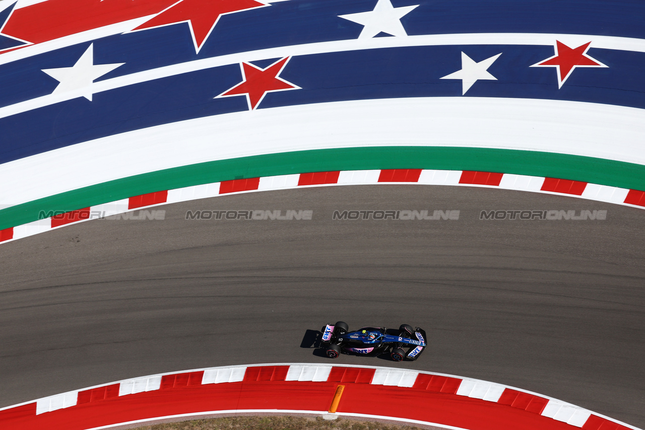 GP STATI UNITI, Pierre Gasly (FRA) Alpine F1 Team A523.

20.10.2023. Formula 1 World Championship, Rd 19, United States Grand Prix, Austin, Texas, USA, Qualifiche Day

 - www.xpbimages.com, EMail: requests@xpbimages.com © Copyright: Coates / XPB Images