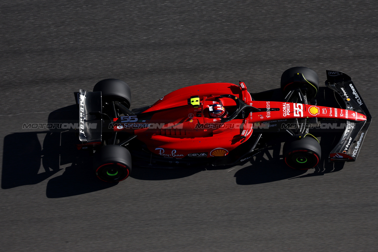 GP STATI UNITI, Carlos Sainz Jr (ESP) Ferrari SF-23.

20.10.2023. Formula 1 World Championship, Rd 19, United States Grand Prix, Austin, Texas, USA, Qualifiche Day

 - www.xpbimages.com, EMail: requests@xpbimages.com © Copyright: Coates / XPB Images