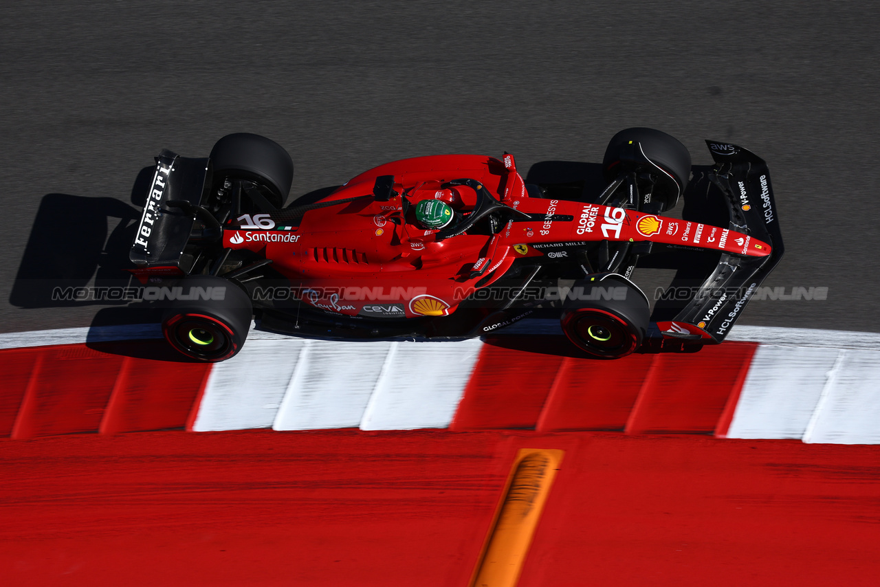 GP STATI UNITI, Charles Leclerc (MON) Ferrari SF-23.

20.10.2023. Formula 1 World Championship, Rd 19, United States Grand Prix, Austin, Texas, USA, Qualifiche Day

 - www.xpbimages.com, EMail: requests@xpbimages.com © Copyright: Coates / XPB Images