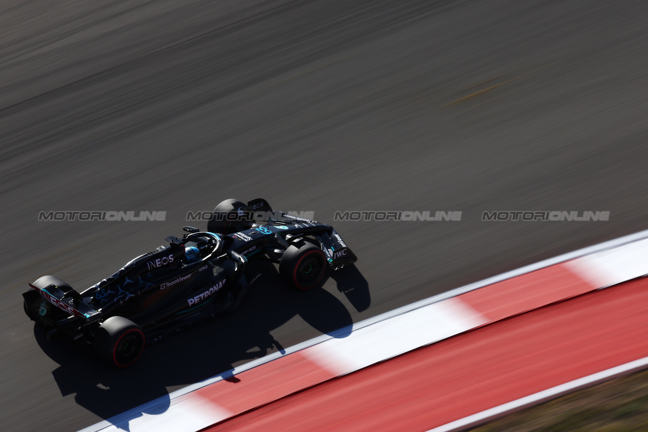 GP STATI UNITI, George Russell (GBR) Mercedes AMG F1 W14.

20.10.2023. Formula 1 World Championship, Rd 19, United States Grand Prix, Austin, Texas, USA, Qualifiche Day

 - www.xpbimages.com, EMail: requests@xpbimages.com © Copyright: Coates / XPB Images