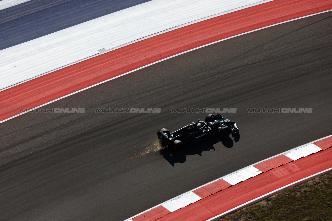 GP STATI UNITI, George Russell (GBR) Mercedes AMG F1 W14.

20.10.2023. Formula 1 World Championship, Rd 19, United States Grand Prix, Austin, Texas, USA, Qualifiche Day

 - www.xpbimages.com, EMail: requests@xpbimages.com © Copyright: Coates / XPB Images