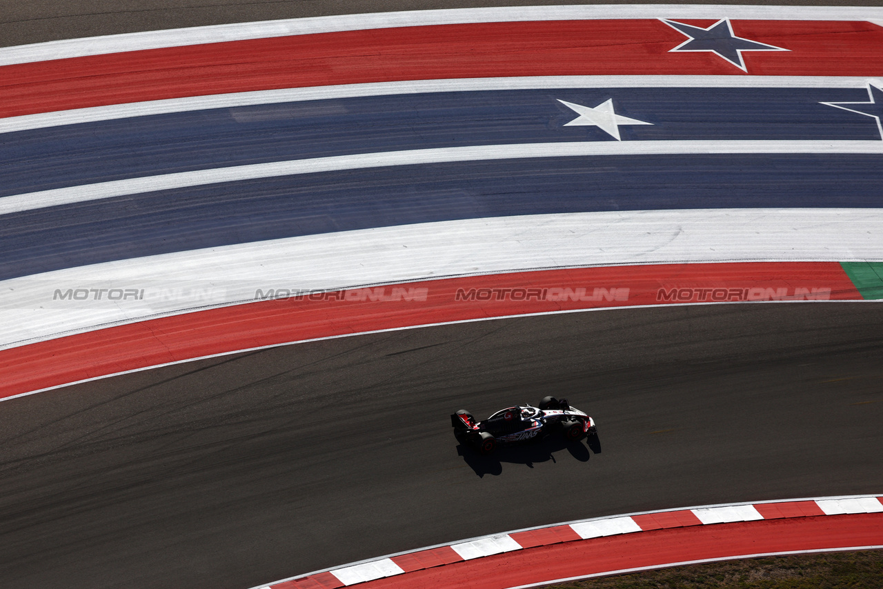 GP STATI UNITI, Kevin Magnussen (DEN) Haas VF-23.

20.10.2023. Formula 1 World Championship, Rd 19, United States Grand Prix, Austin, Texas, USA, Qualifiche Day

 - www.xpbimages.com, EMail: requests@xpbimages.com © Copyright: Coates / XPB Images