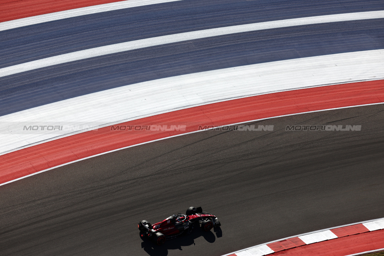 GP STATI UNITI, Valtteri Bottas (FIN) Alfa Romeo F1 Team C43.

20.10.2023. Formula 1 World Championship, Rd 19, United States Grand Prix, Austin, Texas, USA, Qualifiche Day

 - www.xpbimages.com, EMail: requests@xpbimages.com © Copyright: Coates / XPB Images