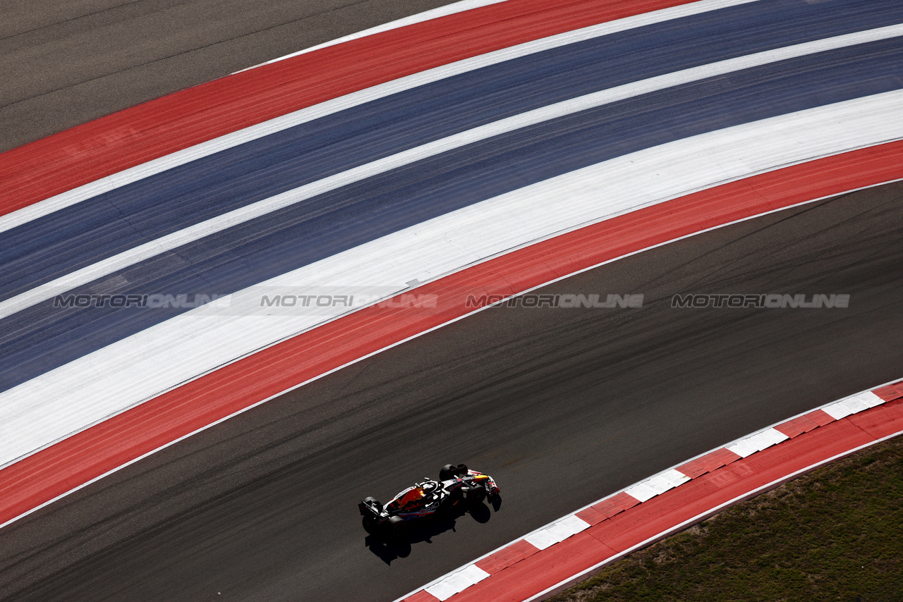 GP STATI UNITI, Max Verstappen (NLD) Red Bull Racing RB19.

20.10.2023. Formula 1 World Championship, Rd 19, United States Grand Prix, Austin, Texas, USA, Qualifiche Day

 - www.xpbimages.com, EMail: requests@xpbimages.com © Copyright: Coates / XPB Images