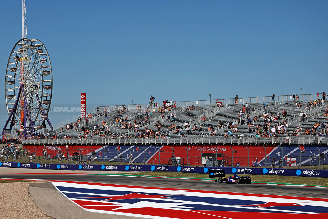 GP STATI UNITI, Esteban Ocon (FRA) Alpine F1 Team A523.

20.10.2023. Formula 1 World Championship, Rd 19, United States Grand Prix, Austin, Texas, USA, Qualifiche Day

- www.xpbimages.com, EMail: requests@xpbimages.com © Copyright: Moy / XPB Images