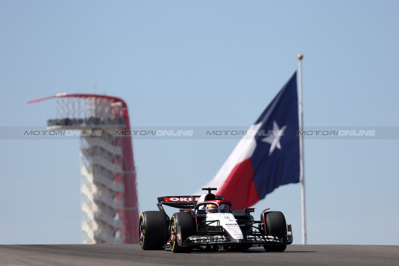 GP STATI UNITI, Daniel Ricciardo (AUS) AlphaTauri AT04.

20.10.2023. Formula 1 World Championship, Rd 19, United States Grand Prix, Austin, Texas, USA, Qualifiche Day

- www.xpbimages.com, EMail: requests@xpbimages.com © Copyright: Bearne / XPB Images