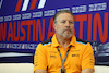 GP STATI UNITI, Zak Brown (USA) McLaren Executive Director in the FIA Press Conference.
20.10.2023. Formula 1 World Championship, Rd 19, United States Grand Prix, Austin, Texas, USA, Qualifiche Day
- www.xpbimages.com, EMail: requests@xpbimages.com © Copyright: Bearne / XPB Images