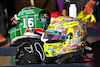 GP STATI UNITI, The helmets of Lando Norris (GBR) McLaren e Charles Leclerc (MON) Ferrari in qualifying parc ferme.
20.10.2023. Formula 1 World Championship, Rd 19, United States Grand Prix, Austin, Texas, USA, Qualifiche Day
- www.xpbimages.com, EMail: requests@xpbimages.com © Copyright: Batchelor / XPB Images