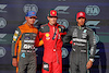 GP STATI UNITI, Qualifiche top three in parc ferme (L to R): Lando Norris (GBR) McLaren, second; Charles Leclerc (MON) Ferrari, pole position; Lewis Hamilton (GBR) Mercedes AMG F1, third.
20.10.2023. Formula 1 World Championship, Rd 19, United States Grand Prix, Austin, Texas, USA, Qualifiche Day
- www.xpbimages.com, EMail: requests@xpbimages.com © Copyright: Moy / XPB Images