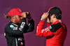 GP STATI UNITI, (L to R): third placed Lewis Hamilton (GBR) Mercedes AMG F1 in qualifying parc ferme with pole sitter Charles Leclerc (MON) Ferrari.
20.10.2023. Formula 1 World Championship, Rd 19, United States Grand Prix, Austin, Texas, USA, Qualifiche Day
- www.xpbimages.com, EMail: requests@xpbimages.com © Copyright: Moy / XPB Images