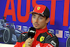 GP STATI UNITI, Charles Leclerc (MON) Ferrari in the post qualifying FIA Press Conference.
20.10.2023. Formula 1 World Championship, Rd 19, United States Grand Prix, Austin, Texas, USA, Qualifiche Day
- www.xpbimages.com, EMail: requests@xpbimages.com © Copyright: Bearne / XPB Images