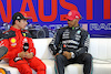 GP STATI UNITI, (L to R): Charles Leclerc (MON) Ferrari e Lewis Hamilton (GBR) Mercedes AMG F1, in the post qualifying FIA Press Conference.
20.10.2023. Formula 1 World Championship, Rd 19, United States Grand Prix, Austin, Texas, USA, Qualifiche Day
- www.xpbimages.com, EMail: requests@xpbimages.com © Copyright: Bearne / XPB Images