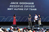 GP STATI UNITI, (L to R): Laura Winter (GBR) F1 Presenter; Jack Doohan (AUS) Alpine F1 Team Reserve Driver; Christian Lundgaard (DEN) IndyCar Driver e Marcus Armstrong (NZL) IndyCar Driver on the FanZone Stage.
20.10.2023. Formula 1 World Championship, Rd 19, United States Grand Prix, Austin, Texas, USA, Qualifiche Day
- www.xpbimages.com, EMail: requests@xpbimages.com © Copyright: Moy / XPB Images