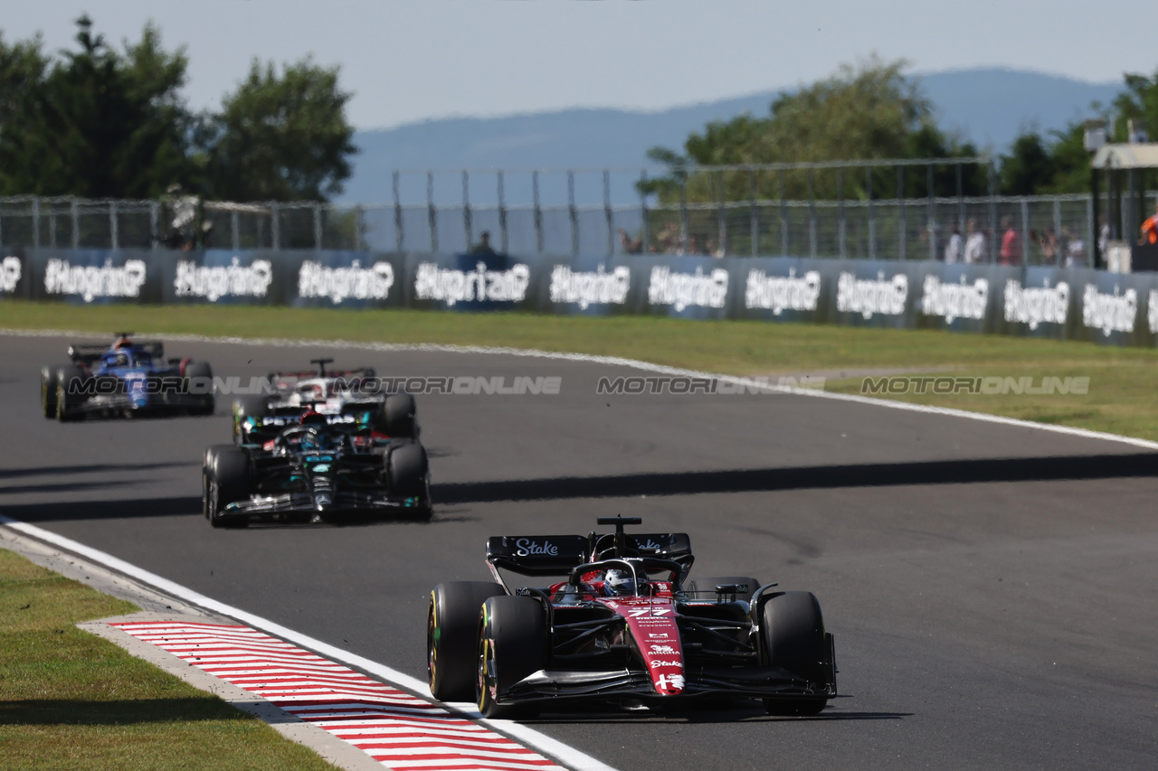 GP UNGHERIA, Valtteri Bottas (FIN) Alfa Romeo F1 Team C43.

23.07.2023. Formula 1 World Championship, Rd 12, Hungarian Grand Prix, Budapest, Hungary, Gara Day.

- www.xpbimages.com, EMail: requests@xpbimages.com © Copyright: Moy / XPB Images