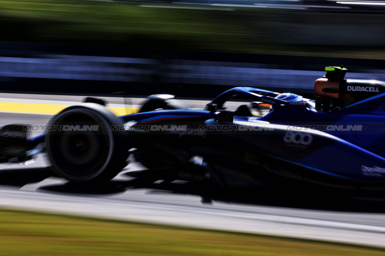 GP UNGHERIA, Logan Sargeant (USA) Williams Racing FW45.

23.07.2023. Formula 1 World Championship, Rd 12, Hungarian Grand Prix, Budapest, Hungary, Gara Day.

 - www.xpbimages.com, EMail: requests@xpbimages.com © Copyright: Coates / XPB Images