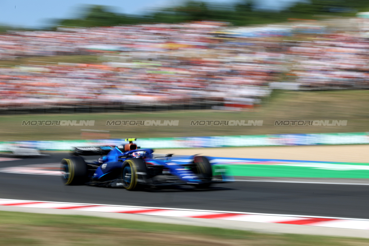 GP UNGHERIA, Logan Sargeant (USA) Williams Racing FW45.

23.07.2023. Formula 1 World Championship, Rd 12, Hungarian Grand Prix, Budapest, Hungary, Gara Day.

- www.xpbimages.com, EMail: requests@xpbimages.com © Copyright: Bearne / XPB Images