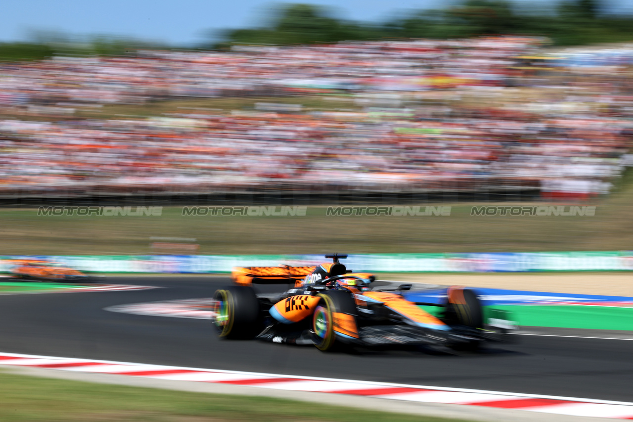 GP UNGHERIA, Oscar Piastri (AUS) McLaren MCL60.

23.07.2023. Formula 1 World Championship, Rd 12, Hungarian Grand Prix, Budapest, Hungary, Gara Day.

- www.xpbimages.com, EMail: requests@xpbimages.com © Copyright: Bearne / XPB Images