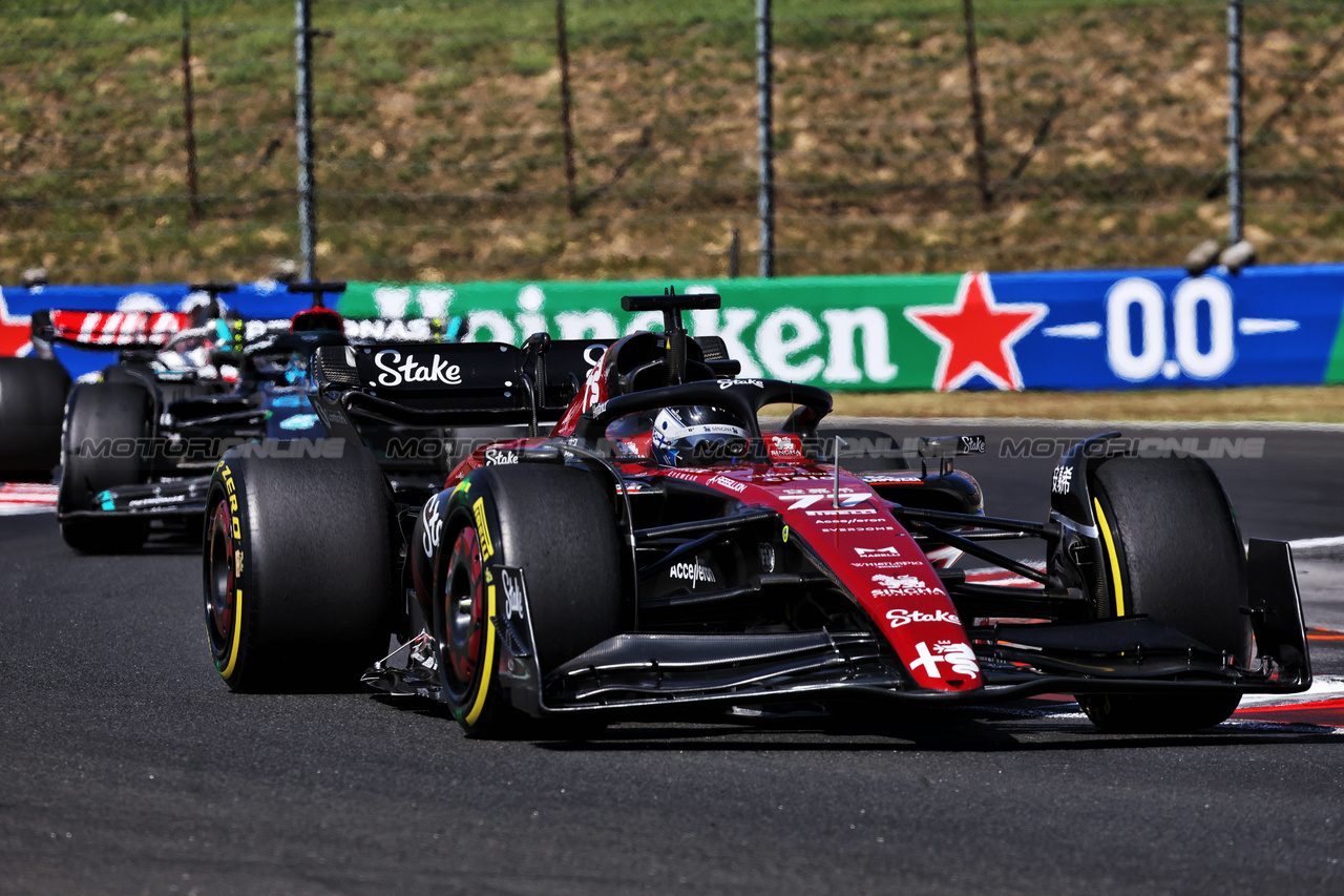 GP UNGHERIA, Valtteri Bottas (FIN) Alfa Romeo F1 Team C43.

23.07.2023. Formula 1 World Championship, Rd 12, Hungarian Grand Prix, Budapest, Hungary, Gara Day.

- www.xpbimages.com, EMail: requests@xpbimages.com © Copyright: Bearne / XPB Images