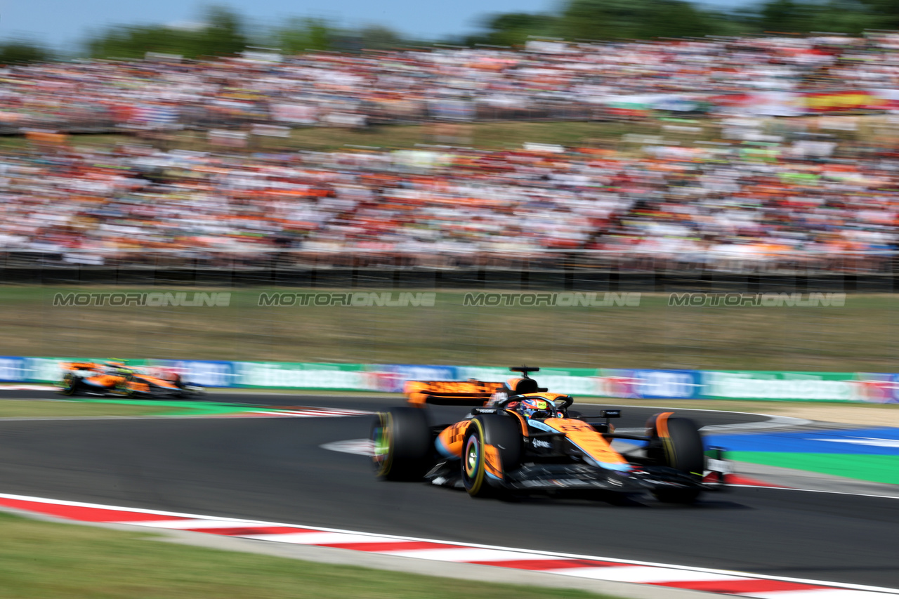 GP UNGHERIA, Oscar Piastri (AUS) McLaren MCL60.

23.07.2023. Formula 1 World Championship, Rd 12, Hungarian Grand Prix, Budapest, Hungary, Gara Day.

- www.xpbimages.com, EMail: requests@xpbimages.com © Copyright: Bearne / XPB Images