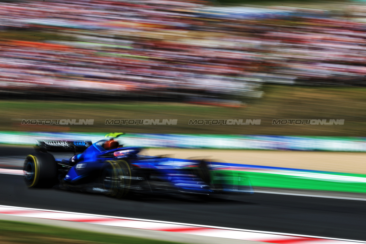 GP UNGHERIA, Logan Sargeant (USA) Williams Racing FW45.

23.07.2023. Formula 1 World Championship, Rd 12, Hungarian Grand Prix, Budapest, Hungary, Gara Day.

- www.xpbimages.com, EMail: requests@xpbimages.com © Copyright: Bearne / XPB Images