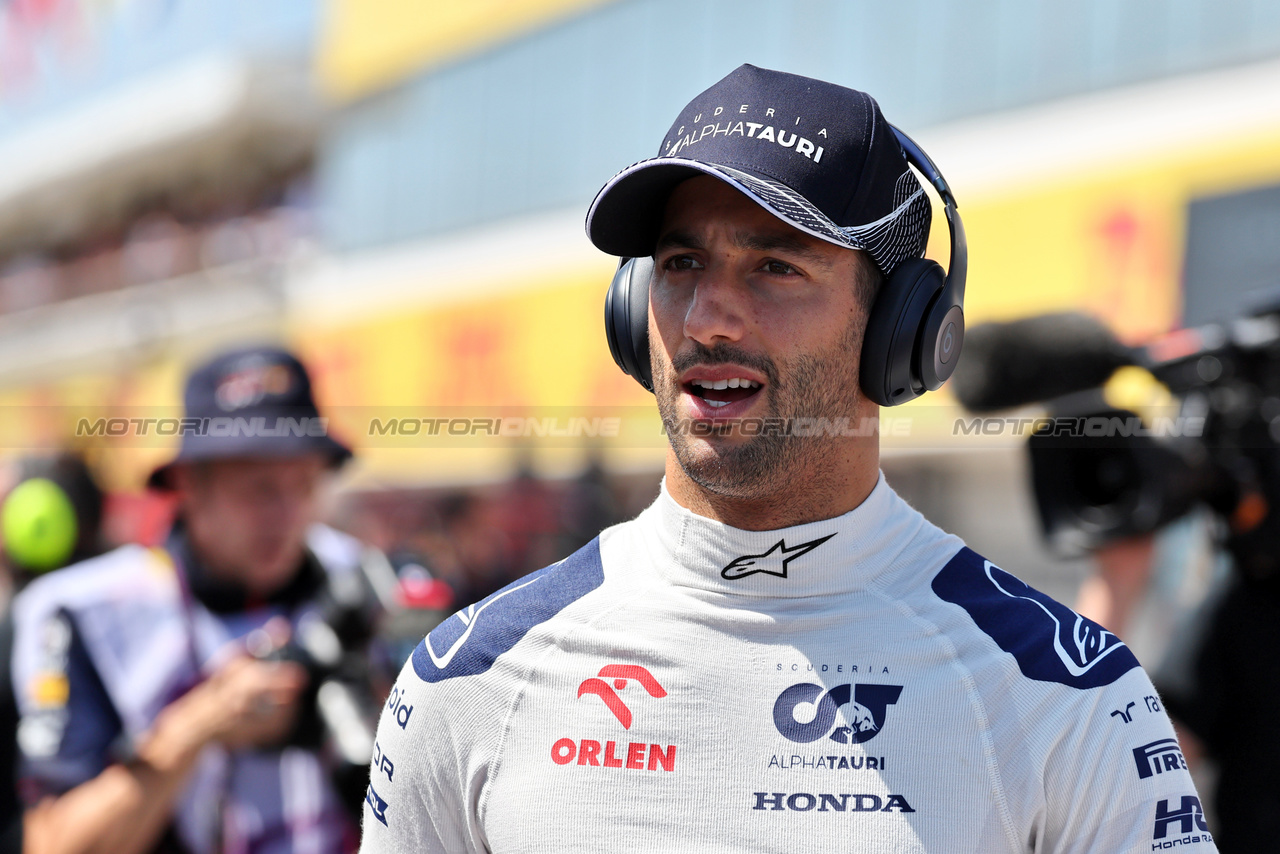 GP UNGHERIA, Daniel Ricciardo (AUS) AlphaTauri on the grid.

23.07.2023. Formula 1 World Championship, Rd 12, Hungarian Grand Prix, Budapest, Hungary, Gara Day.

- www.xpbimages.com, EMail: requests@xpbimages.com © Copyright: Moy / XPB Images