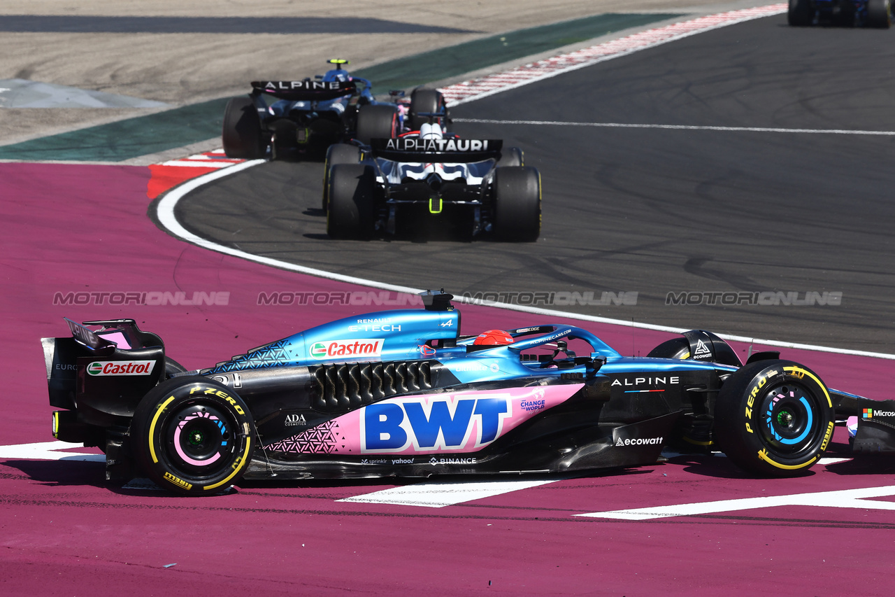 GP UNGHERIA, Esteban Ocon (FRA) Alpine F1 Team A523 at the partenza of the race.

23.07.2023. Formula 1 World Championship, Rd 12, Hungarian Grand Prix, Budapest, Hungary, Gara Day.

- www.xpbimages.com, EMail: requests@xpbimages.com © Copyright: Charniaux / XPB Images