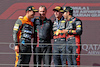 GP UNGHERIA, The podium (L to R): Lando Norris (GBR) McLaren, second; Paul Monaghan (GBR) Red Bull Racing Chief Engineer; Max Verstappen (NLD) Red Bull Racing, vincitore; Sergio Perez (MEX) Red Bull Racing, third.
23.07.2023. Formula 1 World Championship, Rd 12, Hungarian Grand Prix, Budapest, Hungary, Gara Day.
- www.xpbimages.com, EMail: requests@xpbimages.com © Copyright: Moy / XPB Images