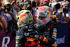 GP UNGHERIA, Gara winner Max Verstappen (NLD) Red Bull Racing celebrates in parc ferme (Right) with third placed team mate Sergio Perez (MEX) Red Bull Racing.
23.07.2023. Formula 1 World Championship, Rd 12, Hungarian Grand Prix, Budapest, Hungary, Gara Day.
- www.xpbimages.com, EMail: requests@xpbimages.com © Copyright: Moy / XPB Images