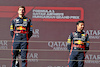 GP UNGHERIA, (L to R): Gara winner Max Verstappen (NLD) Red Bull Racing on the podium with third placed team mate Sergio Perez (MEX) Red Bull Racing.
23.07.2023. Formula 1 World Championship, Rd 12, Hungarian Grand Prix, Budapest, Hungary, Gara Day.
- www.xpbimages.com, EMail: requests@xpbimages.com © Copyright: Moy / XPB Images