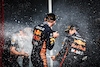 GP UNGHERIA, Gara winner Max Verstappen (NLD) Red Bull Racing celebrates on the podium with Paul Monaghan (GBR) Red Bull Racing Chief Engineer e team mate Sergio Perez (MEX) Red Bull Racing.
23.07.2023. Formula 1 World Championship, Rd 12, Hungarian Grand Prix, Budapest, Hungary, Gara Day.
- www.xpbimages.com, EMail: requests@xpbimages.com © Copyright: Bearne / XPB Images